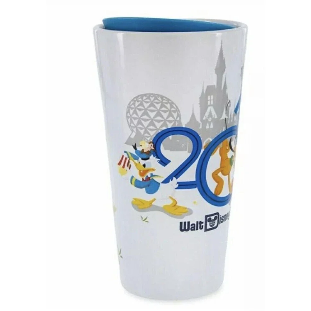 New Walt Disney World 2019 Mickey Mouse Travel Tumbler with Lid Ceramic Mug